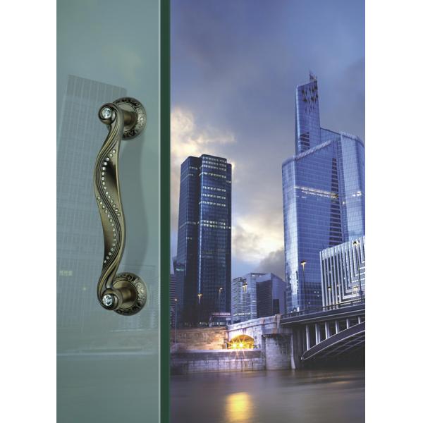 Professional Kitchen Cabinet Pull Handles Fine Craftwork Zinc Alloy Material