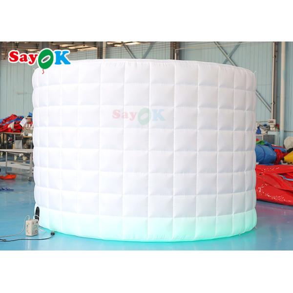 210D Oxford Cloth LED Wall Inflatable Photo Booth For Larger Events