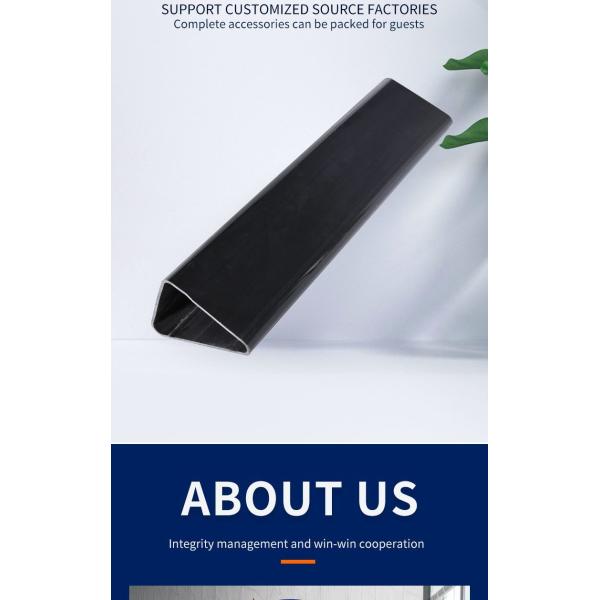 PVC Plinth Skirting Building Material PVC Extruded Profiles Customized