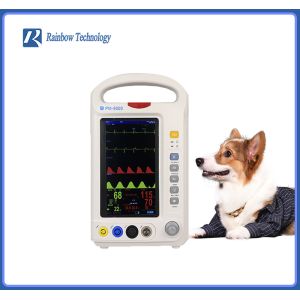 Lightweight Veterinary Temperature Monitor compact Veterinary ECG Machine