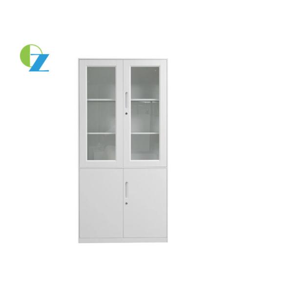 Buy Three Adjustable Shelves Steel Filing Cupboard Modern Design For Office / School at wholesale prices
