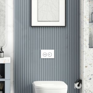 Quality 8.5L Wall Hung Wall Hung Cistern / Enclosed Toilet Flush System With Side Inlet And Bottom Outlet for sale