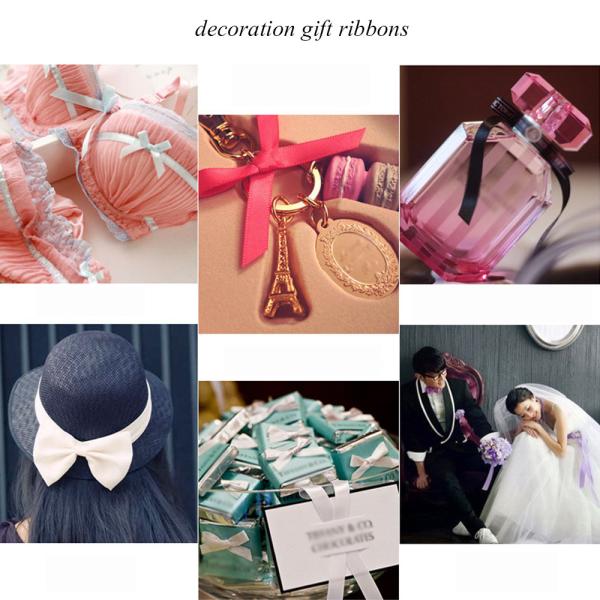 China Wholesale Gold Ribbon Polyester Satin Ribbon Printer Single Sided For Gifts