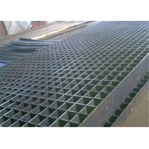 Galvanized Pressure Lock Grating Q235 Material ISO 9000 Certification