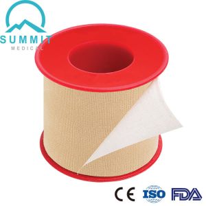 Cotton Fabric 50mm Micropore Tan Surgical Tape Plastic Spool