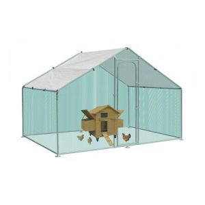 Weatherproof 2x3x2m Chicken Run Kennel For Dog Rabbit