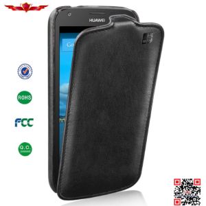 Wholesale Fashion Design Ultra Thin PU Flip Leather Cover Case For Huawei Ascend