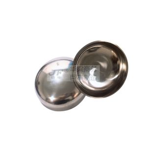 304 316L Welded Oval Head Cap Sanitary Stainless Steel Spherical Cap Pipe