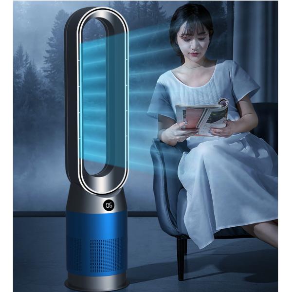 Smart 3 In 1 Tower Fan Floor Fan With Cooling And Heating Functions And Remote Control