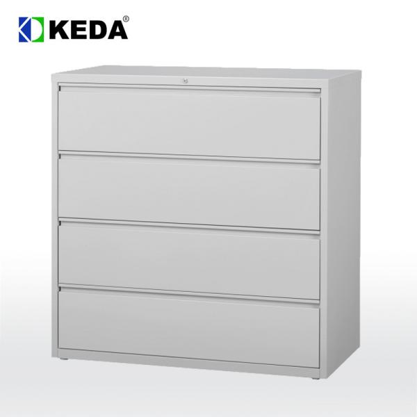 Buy Metal 4 Lockable Drawer H52'' Lateral File Storage Cabinet at wholesale prices