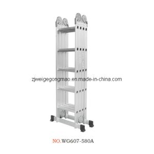 Portable 5.8m 4x5 Aluminium Scaffolding Ladder