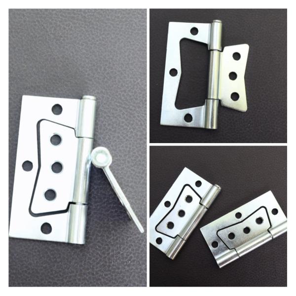 2" 50mm Powder Coating Polished Flush Hinge , Pivot Door Hardware