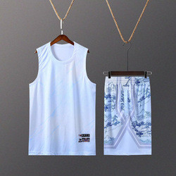 blank basketball uniforms accept the customization logo sublimation printing