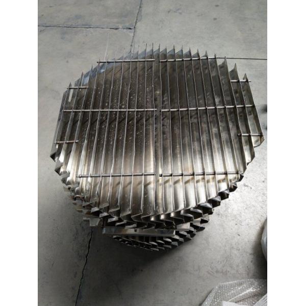 SS304 Oil Mist Eliminator Vane X Pack Demister Pad Height 250mm Pick Up Liquid