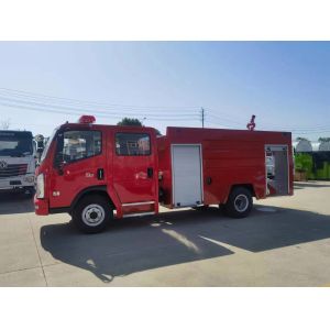 Sinotruk Howo 4x2 Emergency Vehicle Electric Engine Locomotive Fire Truck Fire
