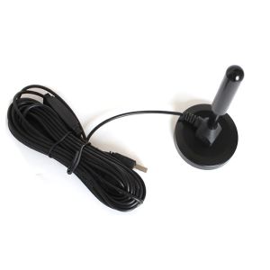 HD Stacker VHF/UHF/FM/Digital F male IEC Black ABS HDTV TV Antenna