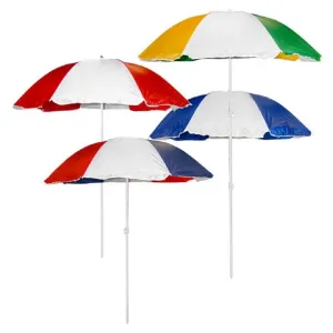 40 Inches Sun Shelter Promotional Beach Umbrella With Pongee Fabric