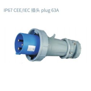 Industrial Electronics Accessories IP67 Waterproof Couplers for Outdoor CEE/IEC