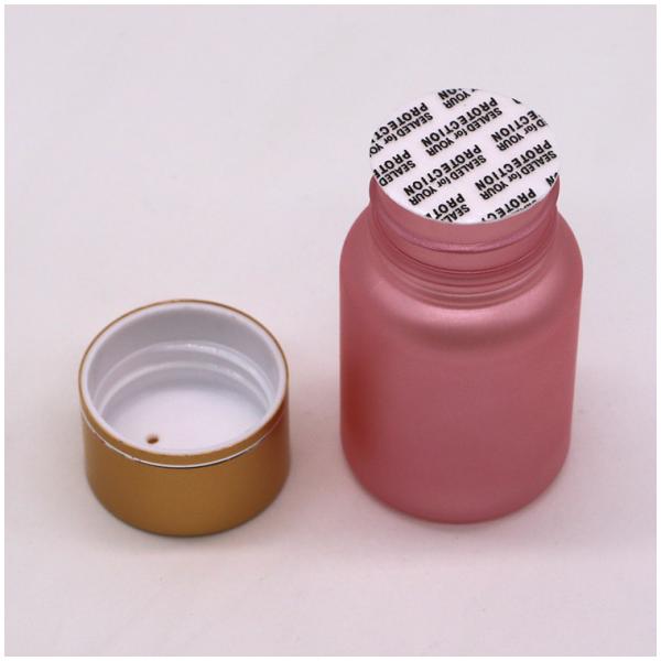40ml PET Custom Service Plastic Pill Bottle with Frost Surface and Child Safety Cap