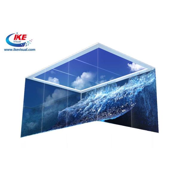Advertising Naked Eye 3D LED Display 90 Degree P6 Full Color Outdoor LED TV