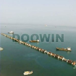 Foldable Ship Launching Marine Airbags For Pipeline Laying ISO 14409 Standard