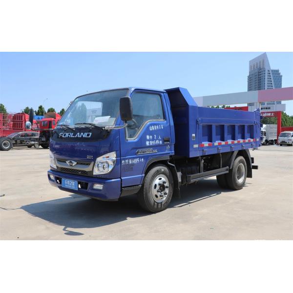 Foton 115 Horsepower 4X2 3.3M Cargo Box 3.3*1.9*0.8m Dump Truck (National&EU From One to Six)for Transporting Cargo Goods