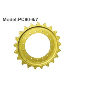 Quality Komatsu PC60-6/7 Track Drive Sprocket Undercarriage Replacement Parts for sale