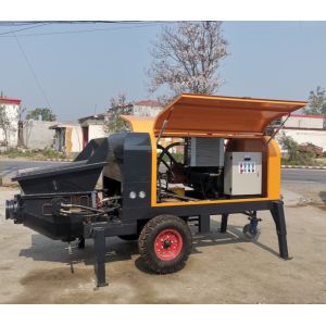 55KW XDEM Concrete Delivery Pump 25Mpa 50 Cubic Meters 350M