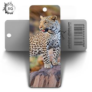 Promotional Plastic PP 3D Lenticular Bookmark Flip Animal UV Printing