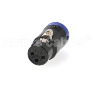 China XLR 3 Pin Female Power Cable Connector For Audio Devices on sale