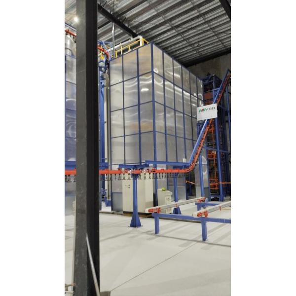 Surface Treatment Equipment Of Aluminium Profiles Scheme Vertical Powder Coating