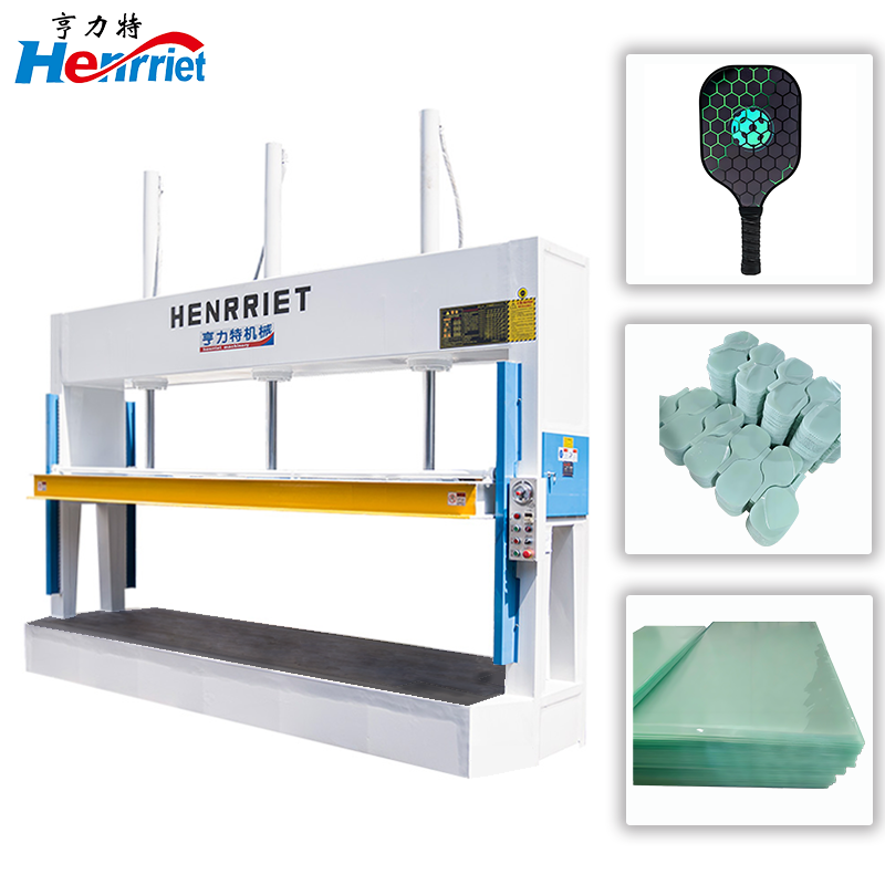 3 Cylinder Cold Press Machine 60 T Woodworking Press Machine 5.5Kw For Door Mdf