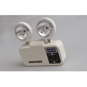 Quality 2*3w Battery Operated Indoor Halogen Emergency Light Wall Mounted for sale