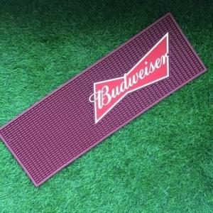 Quality Private Advertising Logo Label Customized Waterproof PVC Rubber High Quality Bar Mats Wholesale for Beer Counter promo for sale