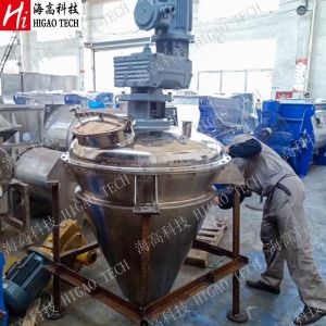 100L Vertical Mixing Machine Double Spiral Conical Vacuum Drying System