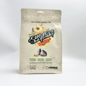 Flat Bottom Zipper Nuts Food Packaging Bag Gravure Printed