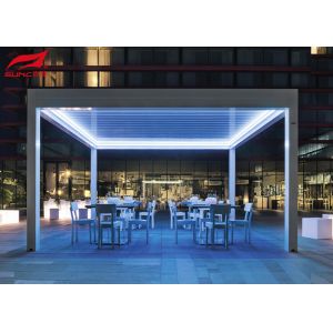 OEM Motorized Outdoor Waterproof Aluminium Bioclimatic Backyard Pergola