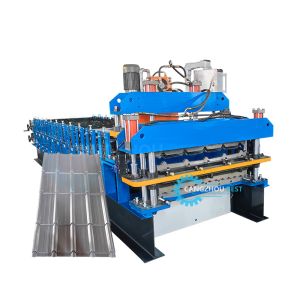 Glazed Tile 3kw 20mm Roofing Sheet Roll Forming Machine