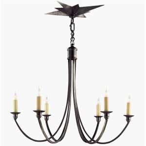 SC 5001 Venetian Medium Chandelier Bronze / Polished Nickel / Hand-Rubbed