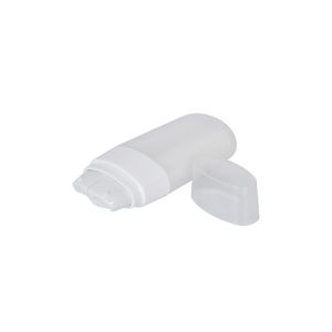 Dual Chamber Flat Airless PP Bottle 7.5ml*2 15ml*2 For Lotion Packaging