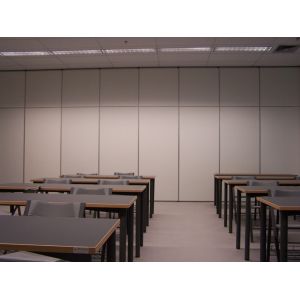 Office Full Height Acoustic Sliding Partition Walls / Movable Room Dividers