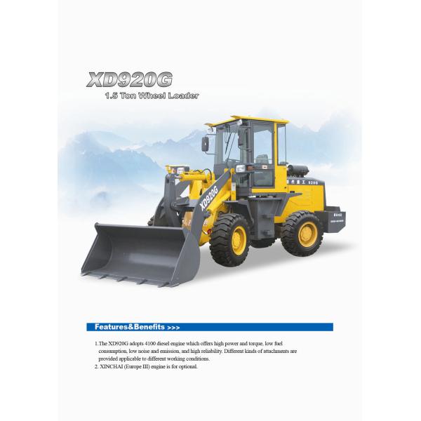 ZL15 1.5ton wheel loader 920 with CE