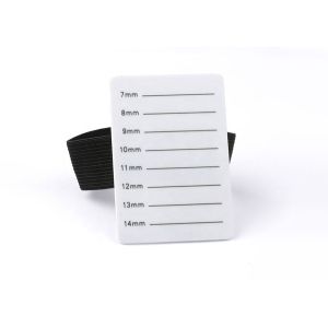 Eyelash Extension Acrylic White Lash Tray With Adjustable Elastic Strap