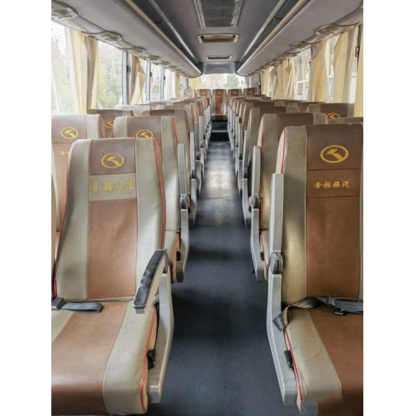 48 Seat Second Hand Shuttle Bus Ingles XMQ6118 Electric Coach Bus Cummins Engine