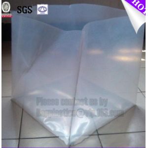 Plastic flat bottom vinyl cover /plastic poly pallet cover, Big square bottom