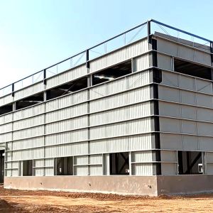 Quality Steel Structure Prefab House Solutions Single Ridge Steel Frame House for sale