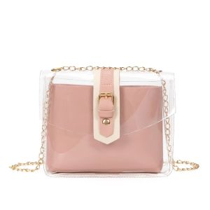 Summer Transparent Clear PVC Jelly Shoulder Bag