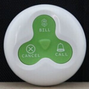 High Quality Wireless Table Pager Service Call Button System with Display