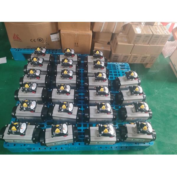 Buy Anodized Aluminum Pneumatic Air Actuator With Limit Switches at wholesale prices