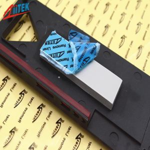 5.5 MHz Gray White Ceramic Filled Silicone Thermal Pad